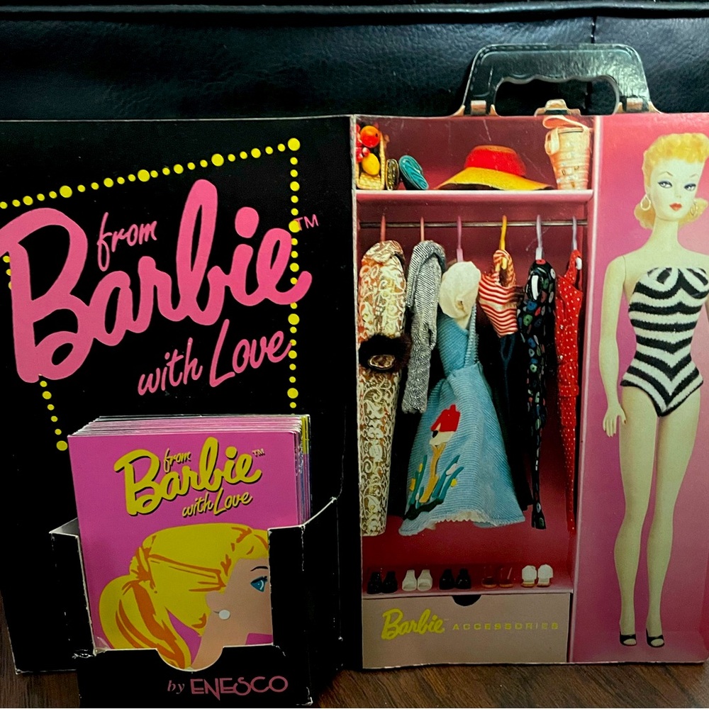 Barbie “from Barbie with Love advertising display pamphlet holder